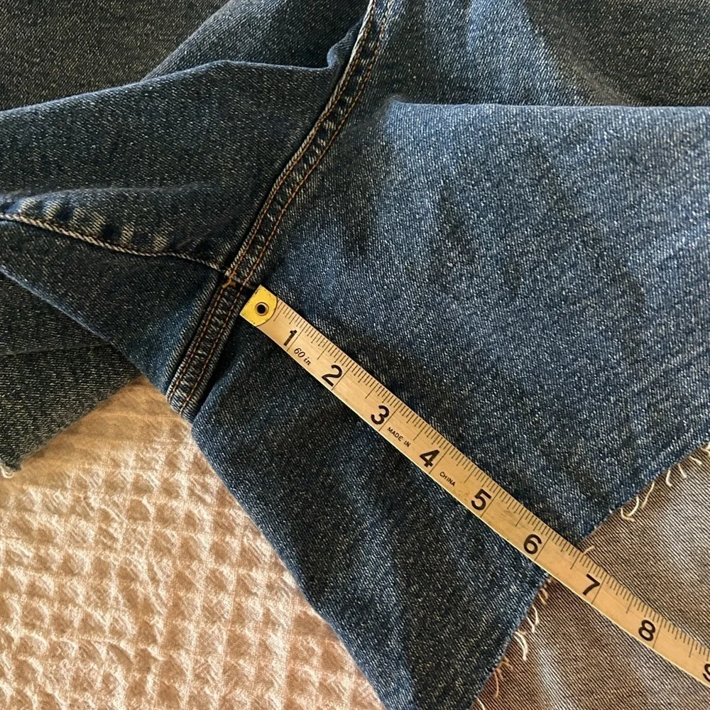 Ava & Viv Jorts Shorts Women Bermuda Cut Off High Rise Relaxed Fit Size 26